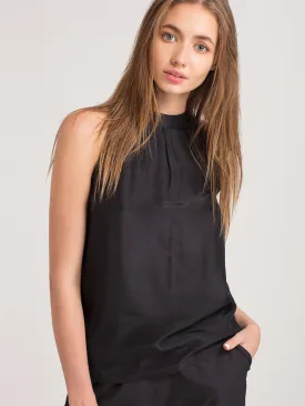 Black Halter Top