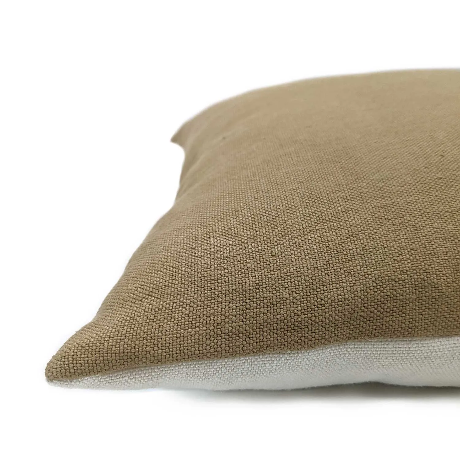Elba Linen Cushion Eggshell/Bisque