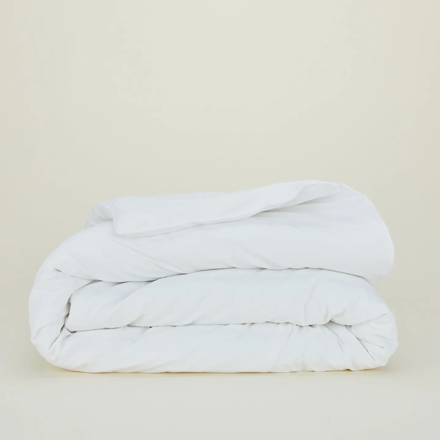 Essential Percale Duvet - White