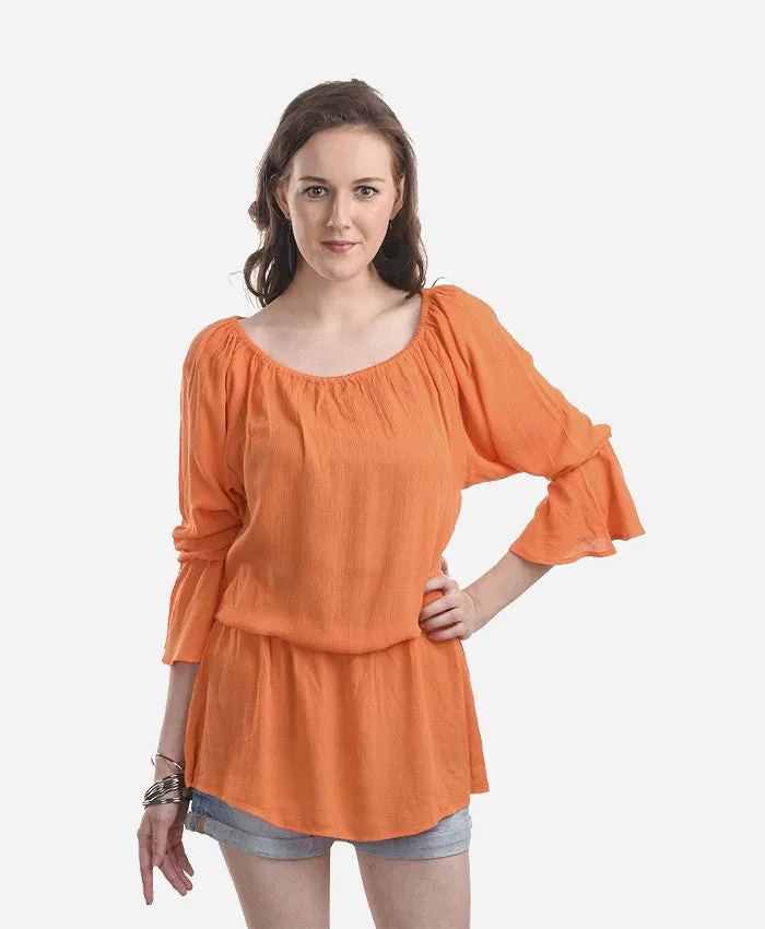 Harpa Casual Sleeveless Solid Women's Top