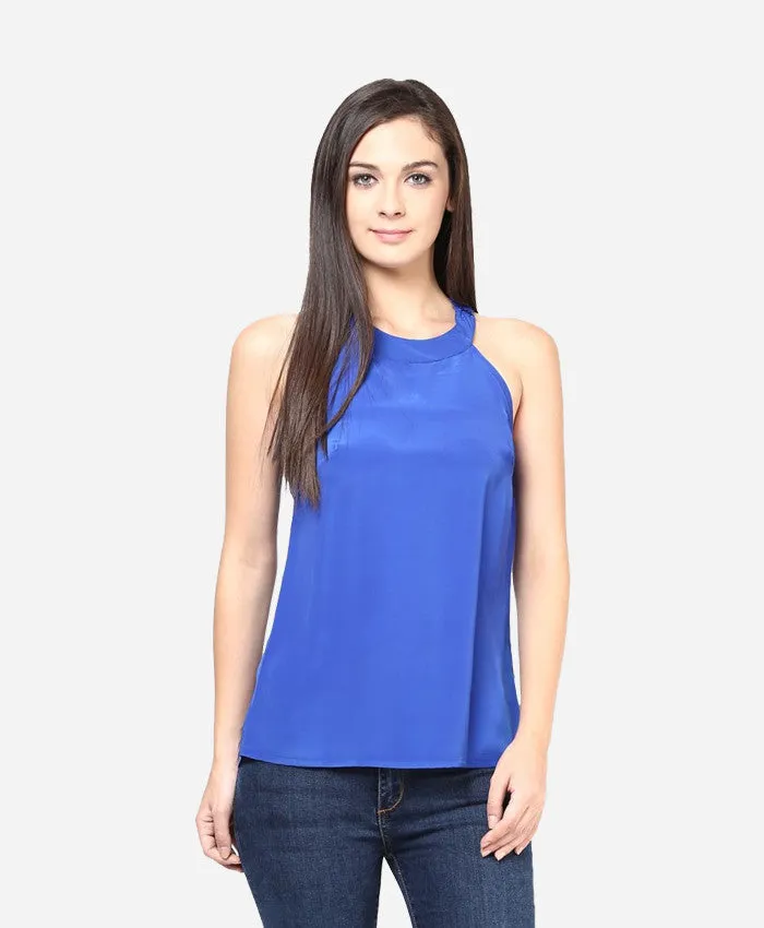 Harpa Casual Sleeveless Solid Women's Top