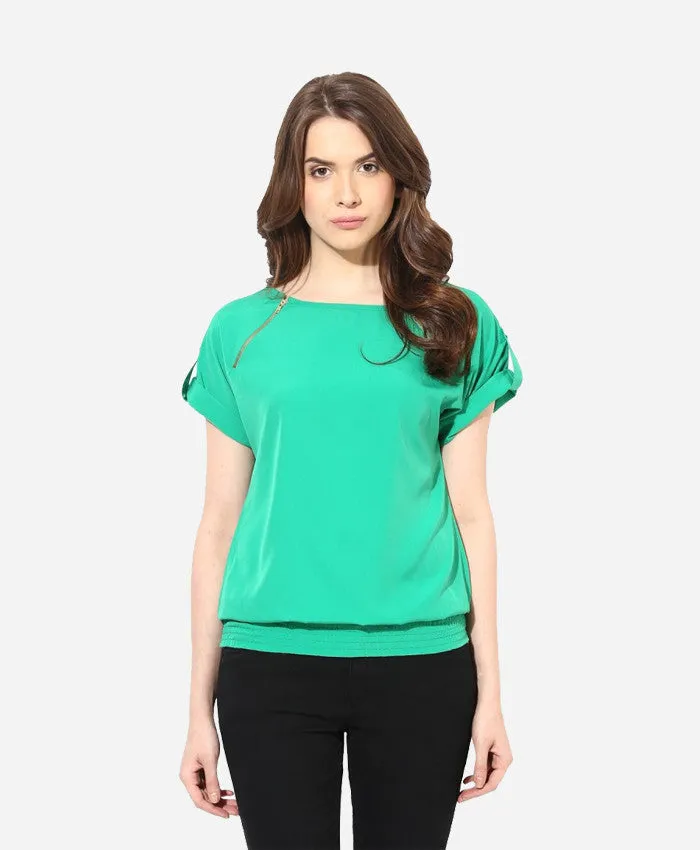Harpa Casual Sleeveless Solid Women's Top