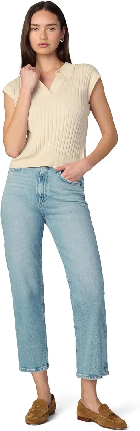 Joe's Women's The Margot High Rise Cropped Straight Leg Jean