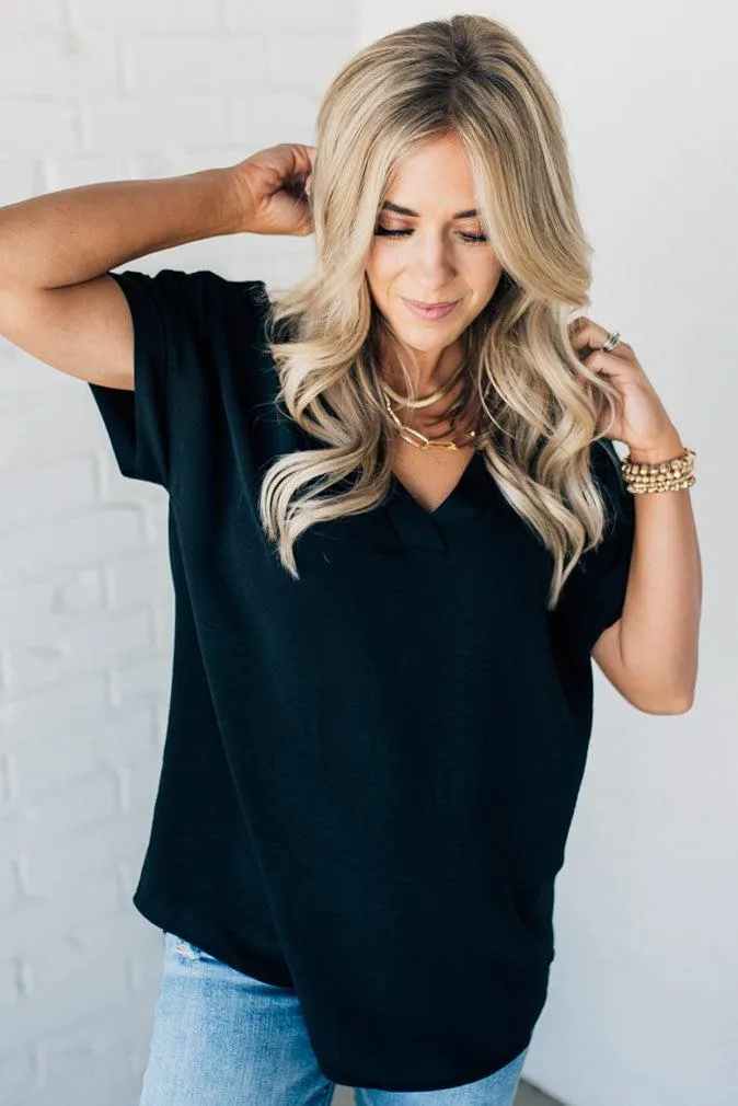 Lenaya Breezy V-Neck Top