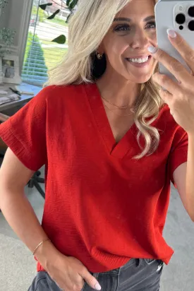 Lenaya Breezy V-Neck Top