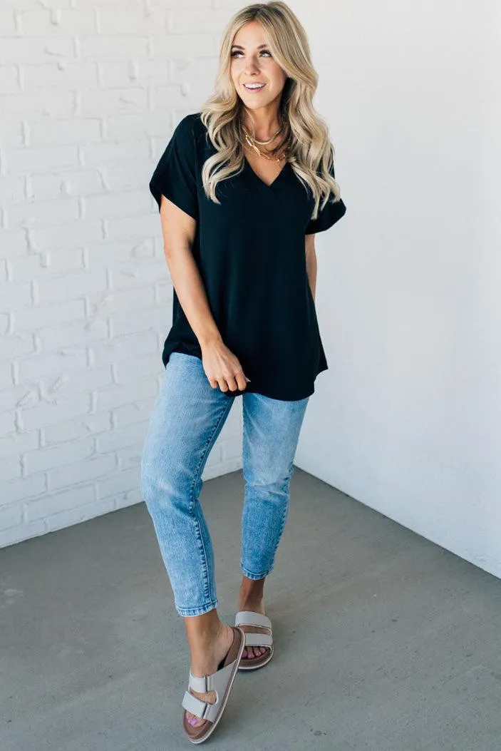 Lenaya Breezy V-Neck Top