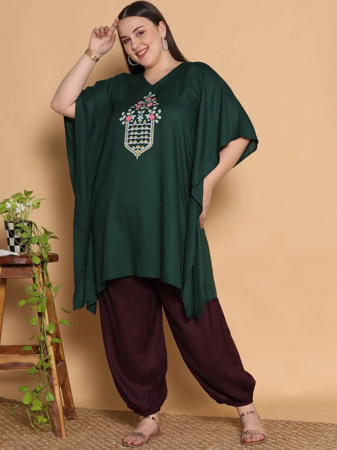 Navy Rayon Balloon Salwar