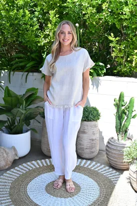 Serenity Linen Blend Top