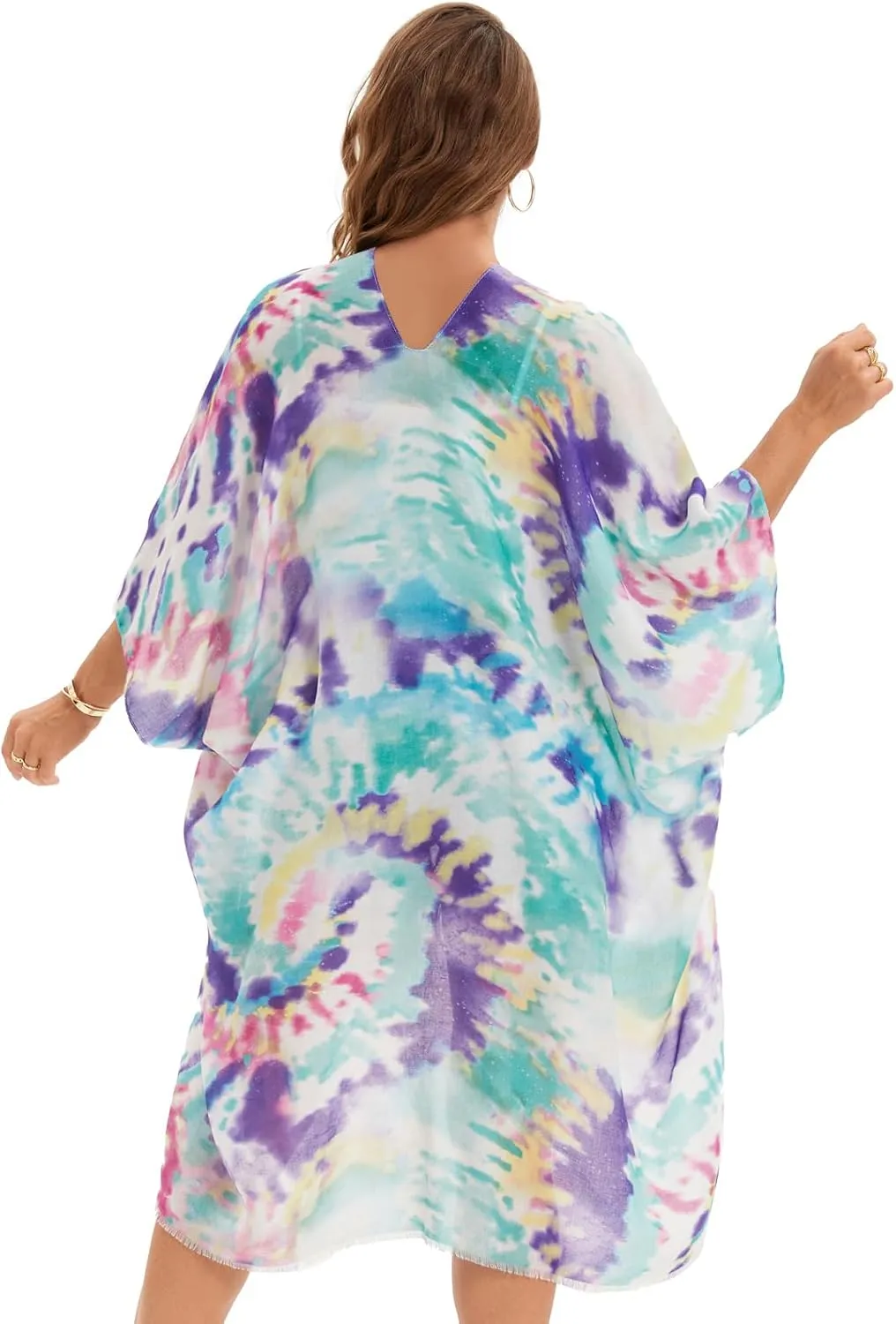 Umjetnost Women's Swimsuit Coverups Summer Beach Cover Up Casual Loose Kimono Cardigans for Swimwear